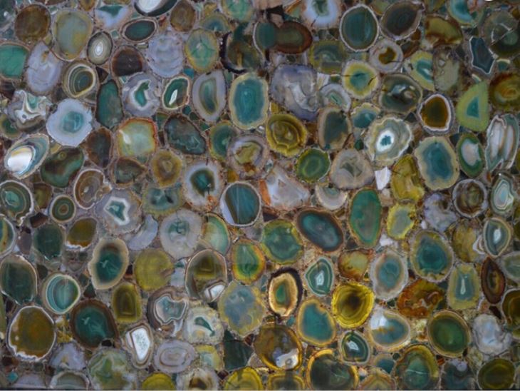 Natural Green Agate Stone Slab