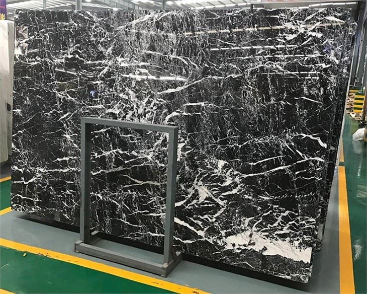Italian Black Marble Slabs
