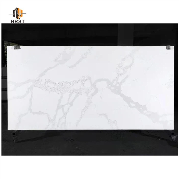 Calacata Quartz 126″ x 63″ slab.